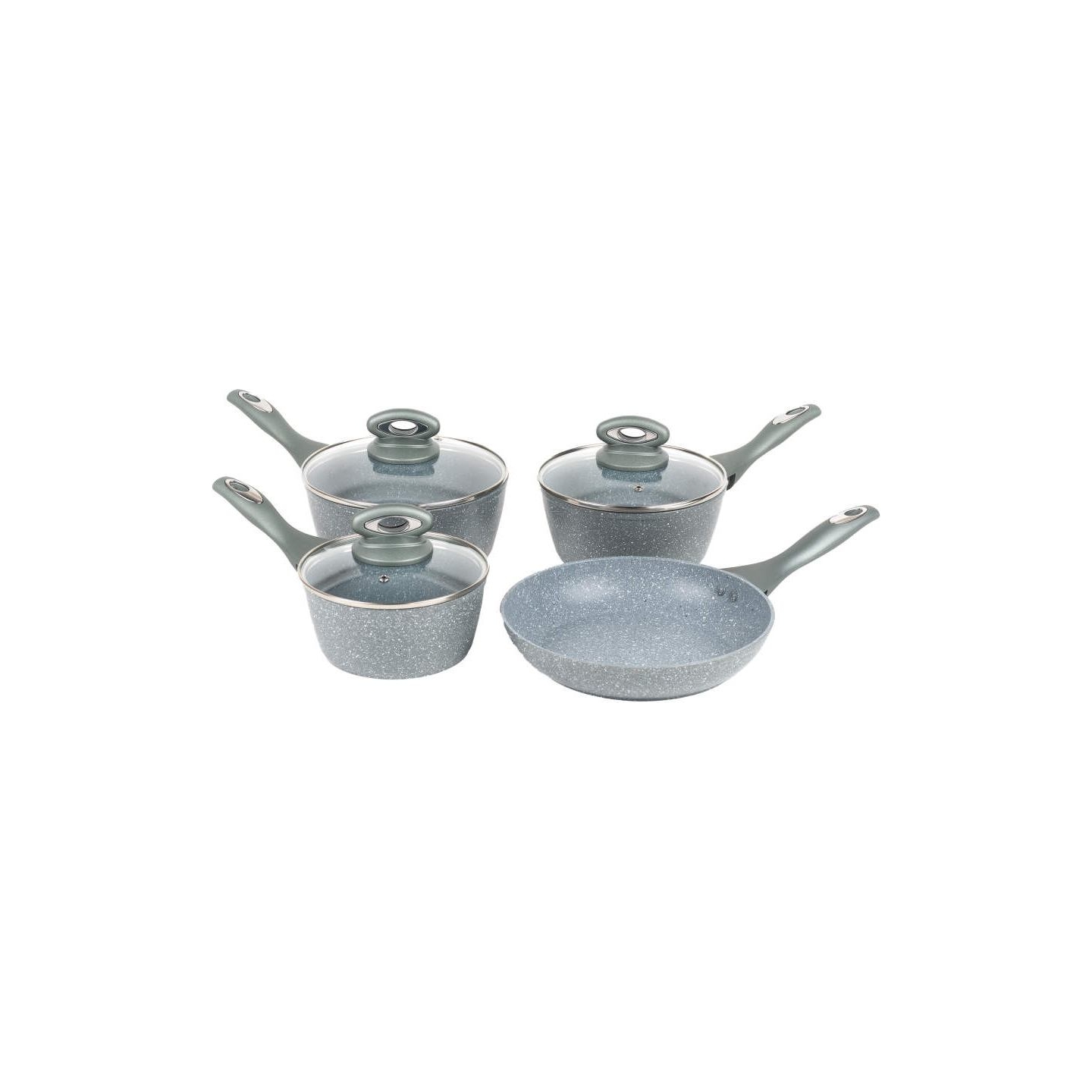 Salter BW04151G1EU7 Timeless Collection Stainless Steel 5 Piece Pan Set