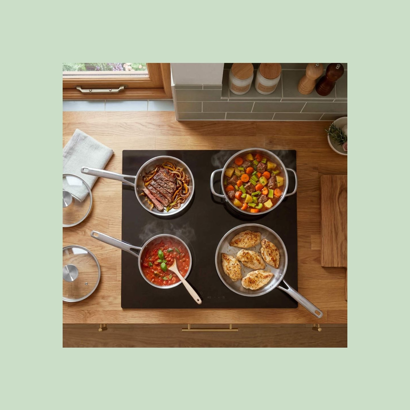Salter BW14387 Signature 6 Piece Pan Set