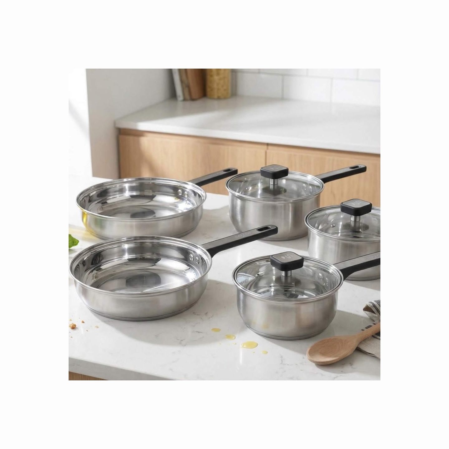 Salter BW14629 Expert 5 Piece Pan Set