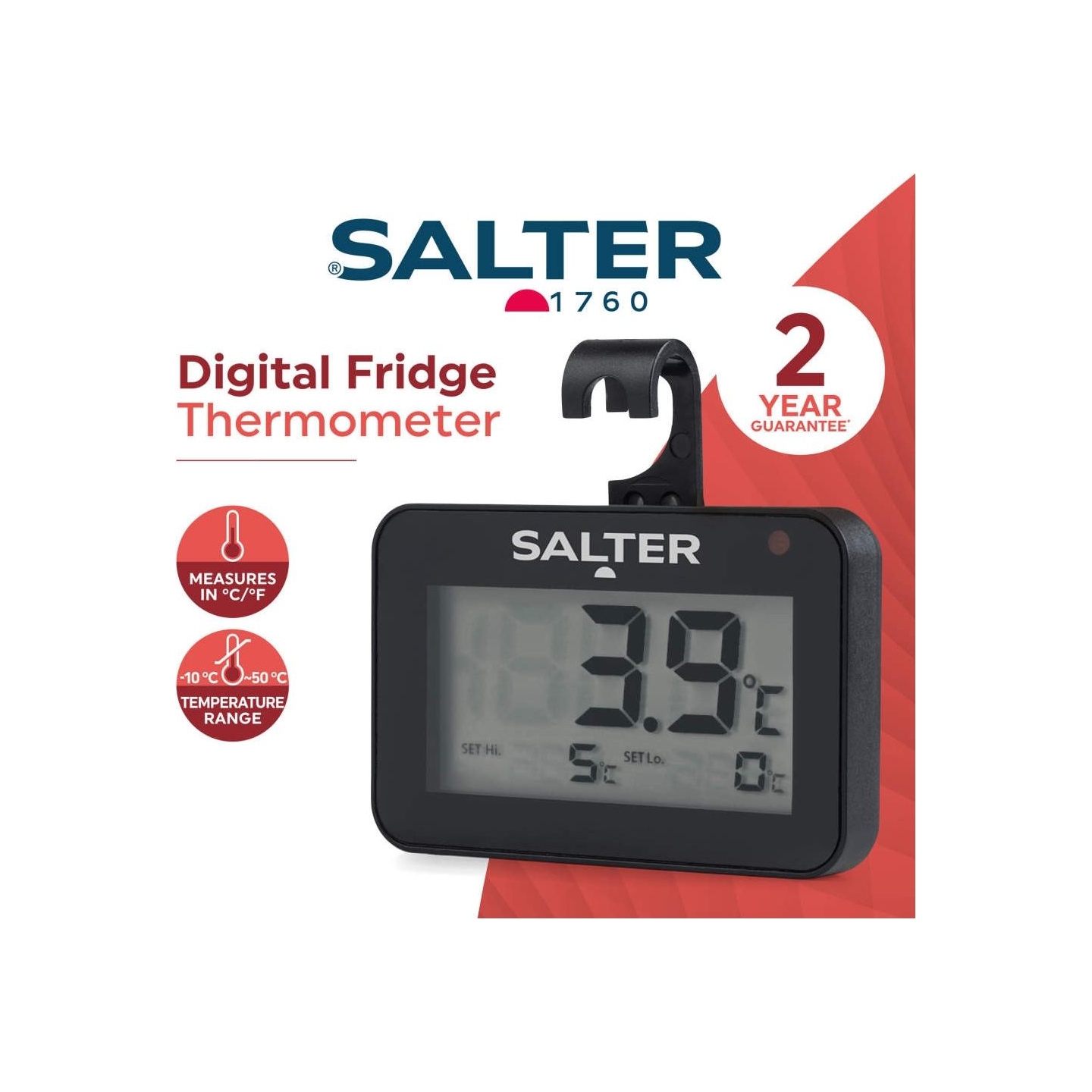 Salter SA00574BFEU12 Digital Fridge Thermometer