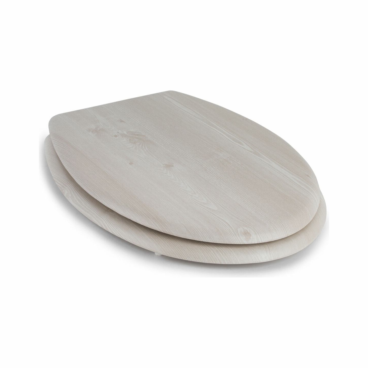 Beldray LA033710WOAKPFEU7  Wooden MDF Toilet Seat,  White Oak