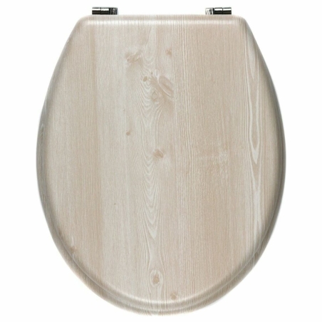 Beldray LA033710WOAKPFEU7  Wooden MDF Toilet Seat,  White Oak