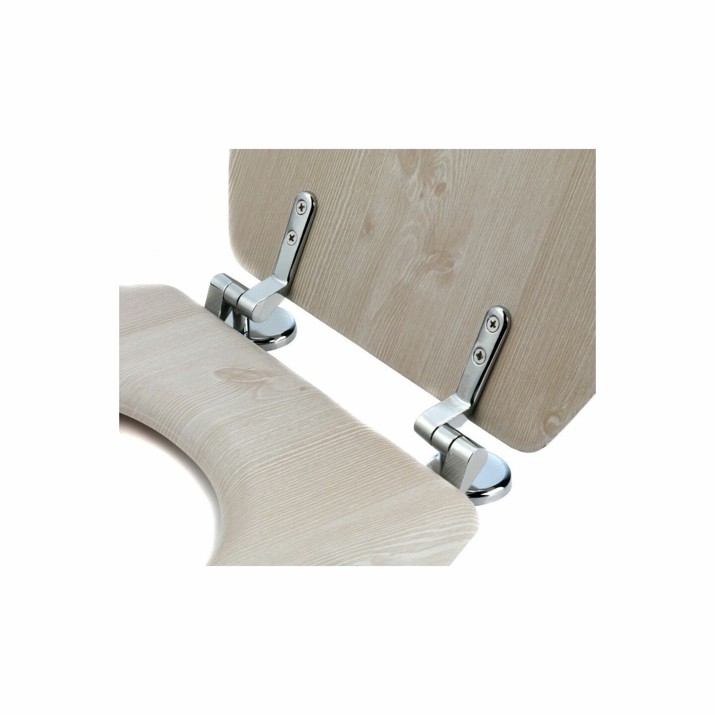 Beldray LA033710WOAKPFEU7  Wooden MDF Toilet Seat,  White Oak