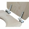 Beldray LA033710WOAKPFEU7  Wooden MDF Toilet Seat,  White Oak