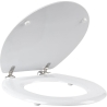 Beldray LA033758WFPEU7 Tongue & Groove Toilet Seat