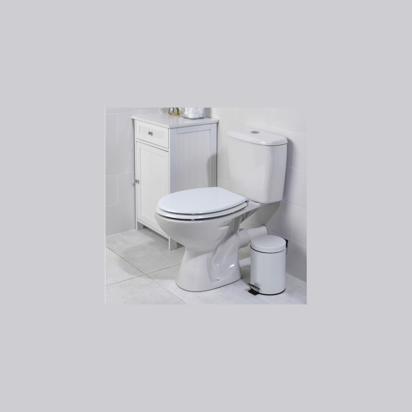 Beldray LA033758WFPEU7 Tongue & Groove Toilet Seat