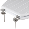 Beldray LA033758WFPEU7 Tongue & Groove Toilet Seat