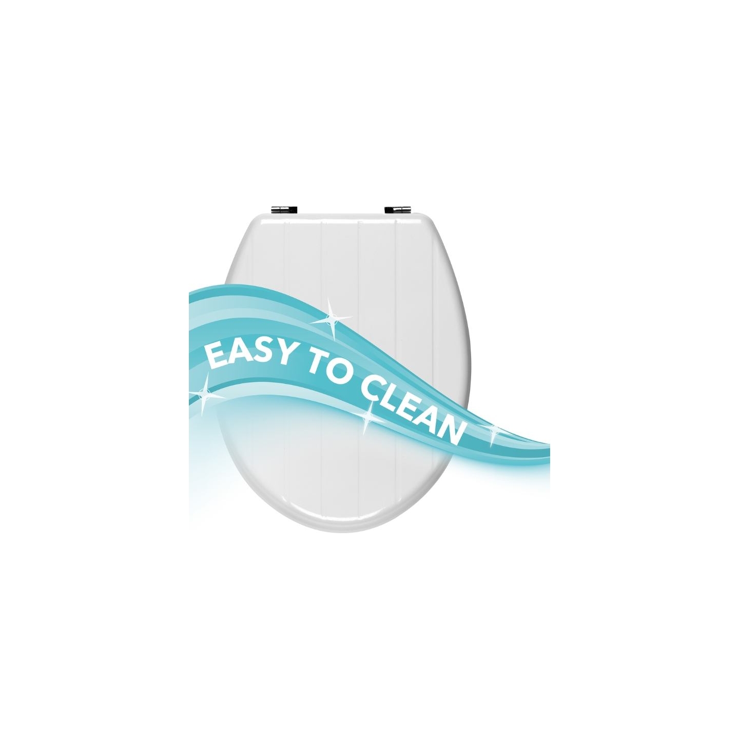 Beldray LA033758WFPEU7 Tongue & Groove Toilet Seat