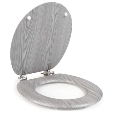 Beldray LA00000074GRYPEU7 Wooden Toilet Seat