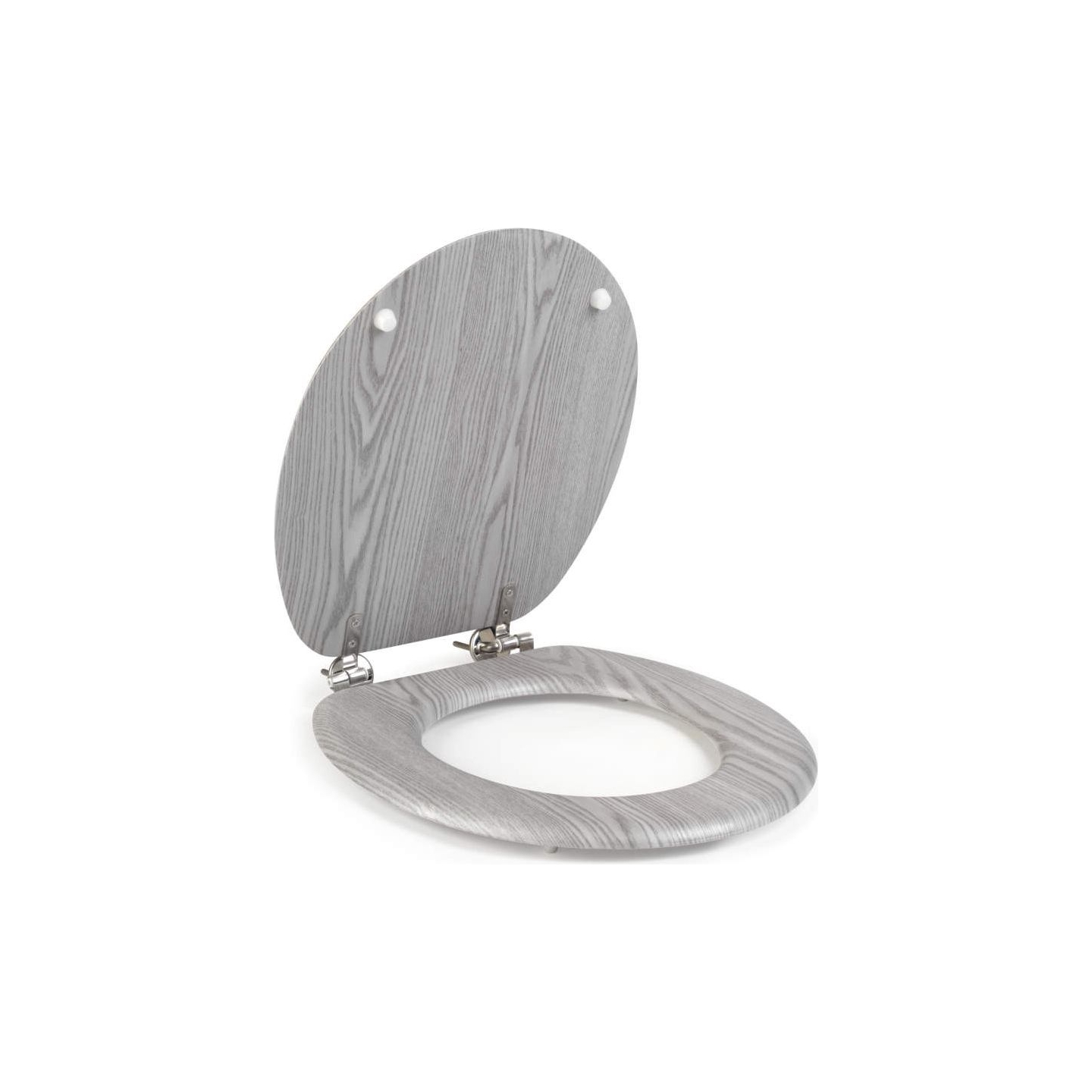 Beldray LA00000074GRYPEU7 Wooden Toilet Seat
