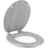 Beldray LA00000074GRYPEU7 Wooden Toilet Seat