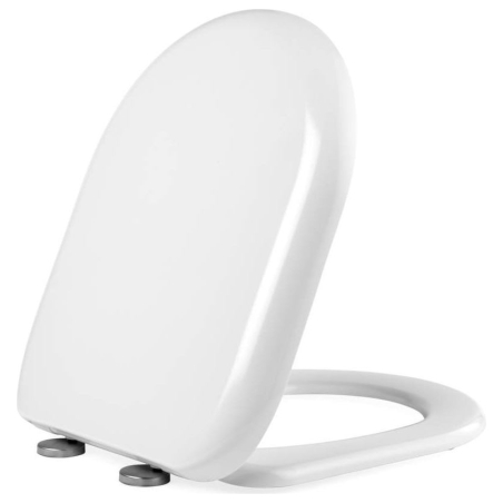 Beldray LA072771PEU7 Anti-bac D-shaped Toilet Seat, White