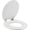 Beldray LA00000073WHTEU7 Wooden Toilet Seat