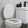 Beldray LA00000073WHTEU7 Wooden Toilet Seat