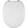 Beldray LA00000073WHTEU7 Wooden Toilet Seat