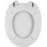 Beldray LA00000073WHTEU7 Wooden Toilet Seat