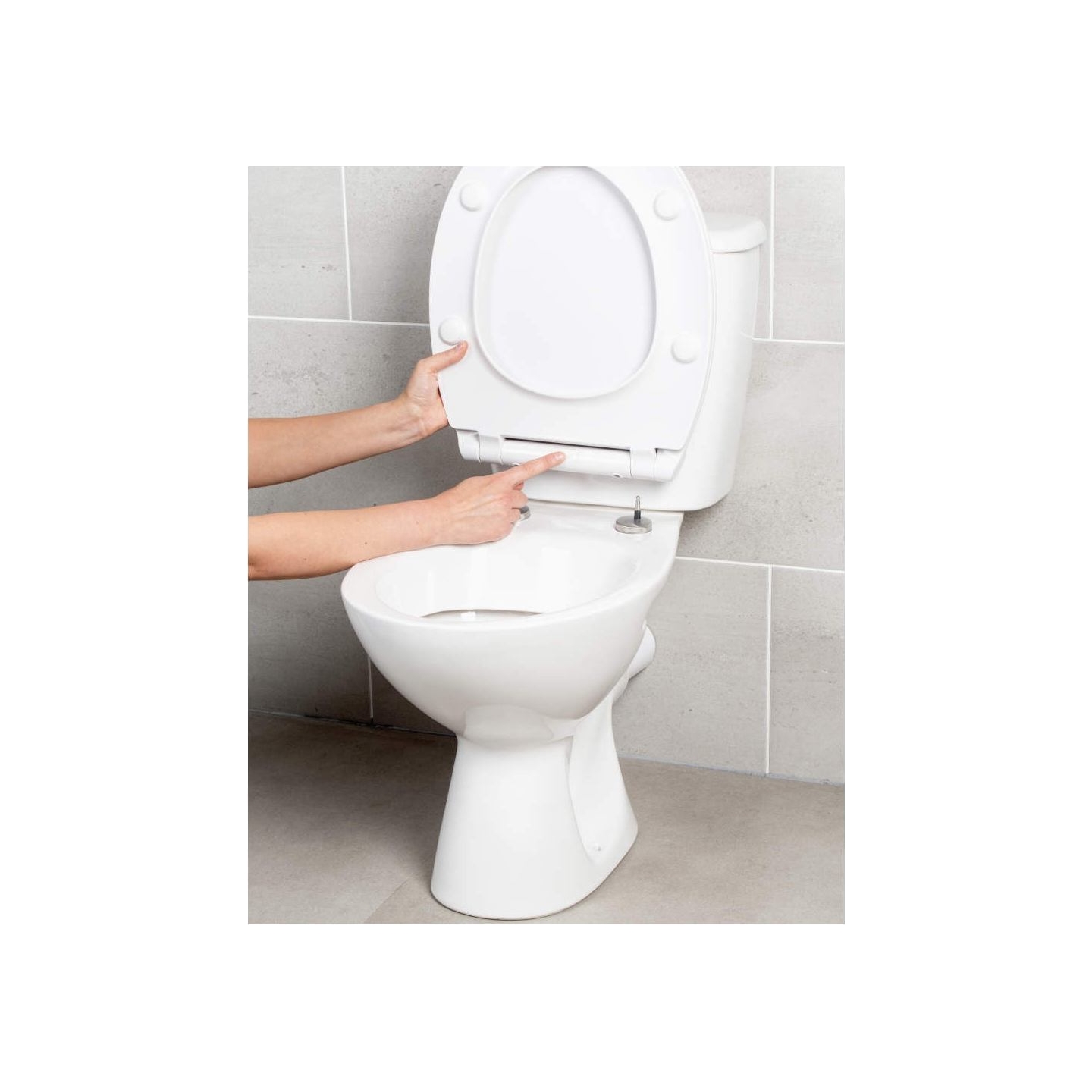 Beldray LA00000201WPEU7 Anti-bac Ultra-Slim Toilet Seat, White