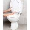 Beldray LA00000201WPEU7 Anti-bac Ultra-Slim Toilet Seat, White