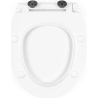 Beldray LA00000201WPEU7 Anti-bac Ultra-Slim Toilet Seat, White