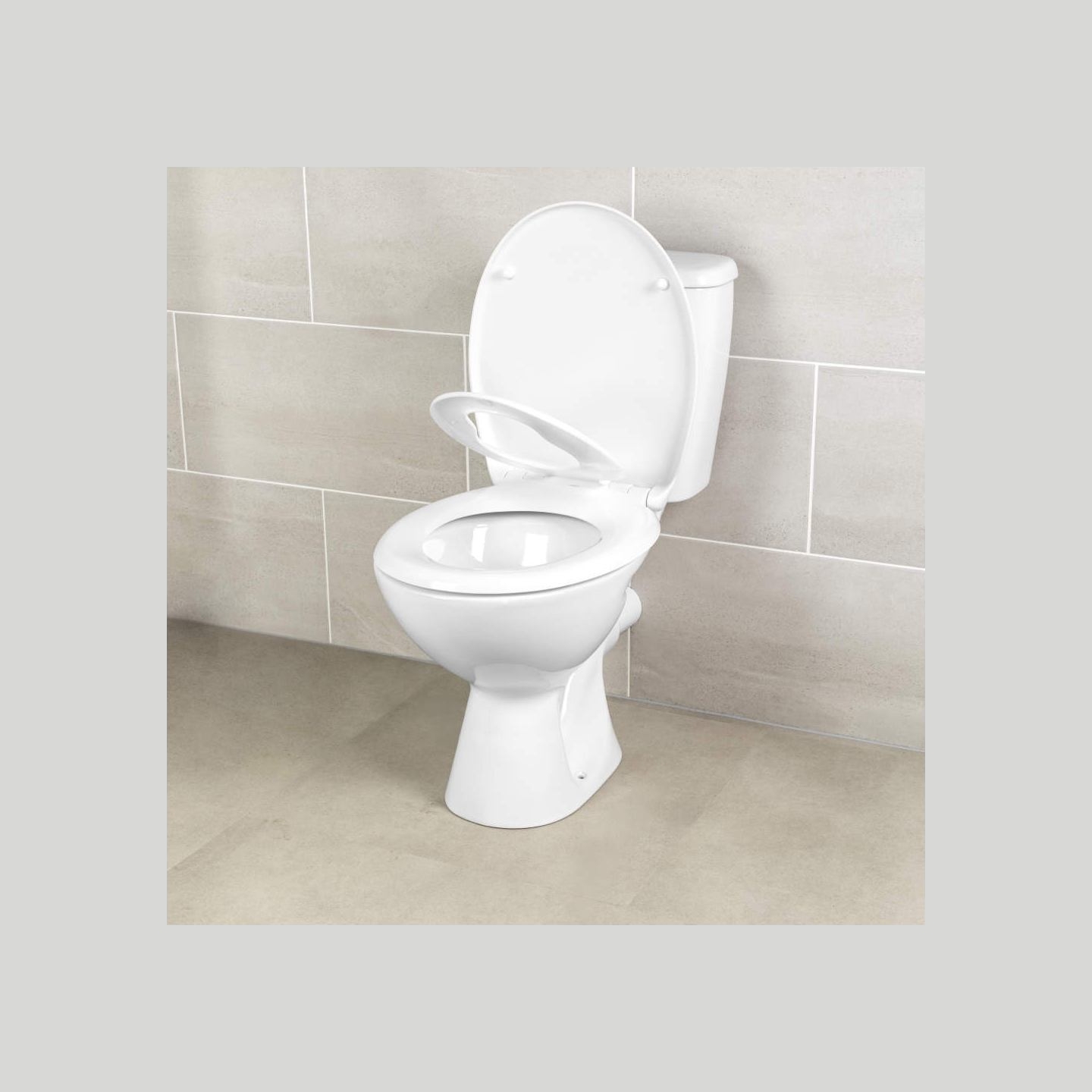 Beldray LA037185EU7 Anti-bac Family Toilet Seat, White