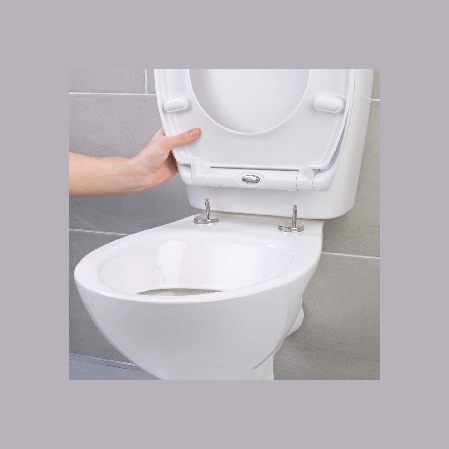 Beldray LA037062PEU7 Anti-bac Quick-release Toilet Seat, White