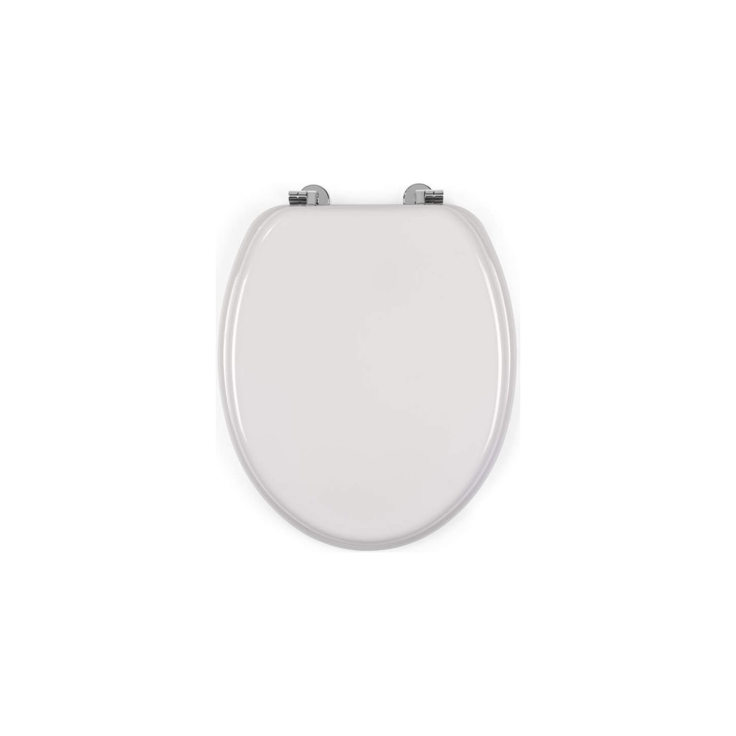 Beldray LA032355PGRY Wooden Toilet Seat, White