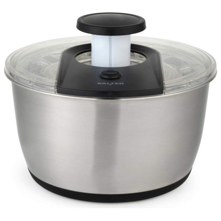 Salter BW14097 Salad Spinner 6L, Silver