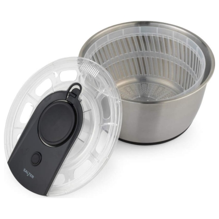 Salter BW14097 Salad Spinner 6L, Silver