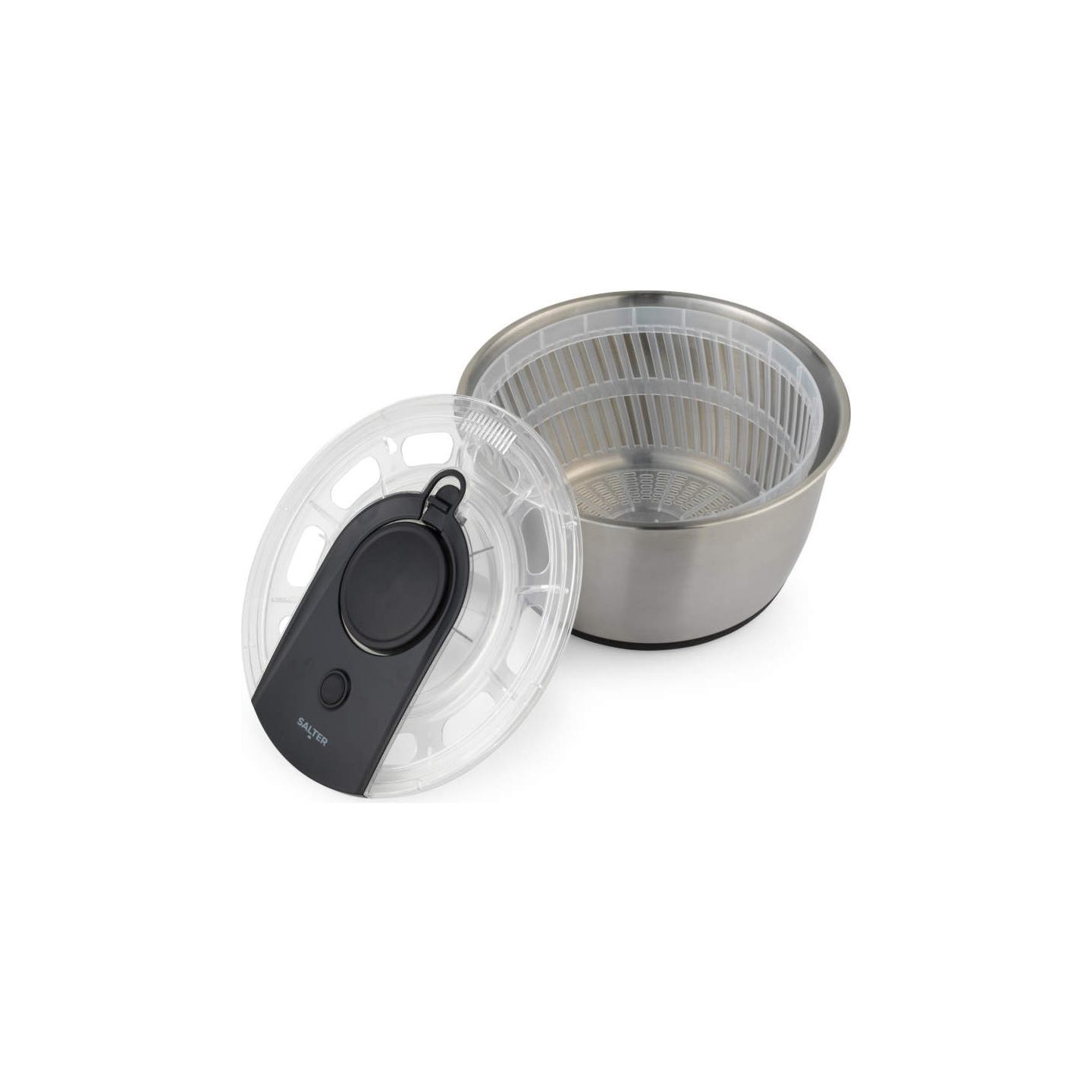 Salter BW14097 Salad Spinner 6L, Silver