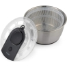 Salter BW14097 Salad Spinner 6L, Silver