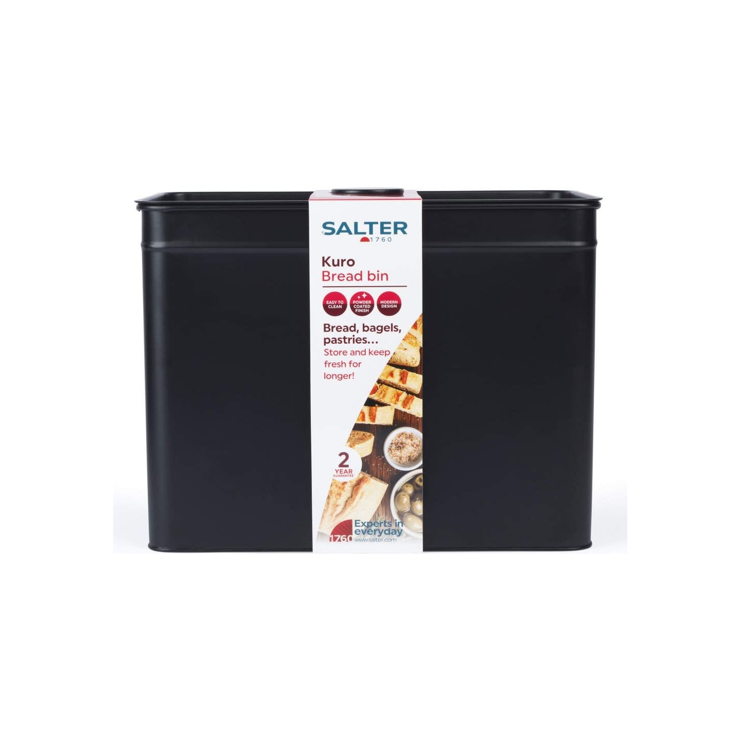 Salter BW124581EU7 Kuro Bread Bin