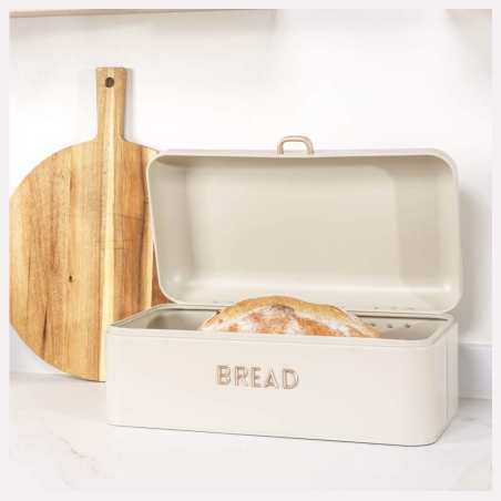Salter BW13730OEU7 Pebble Bread Bin, Beige