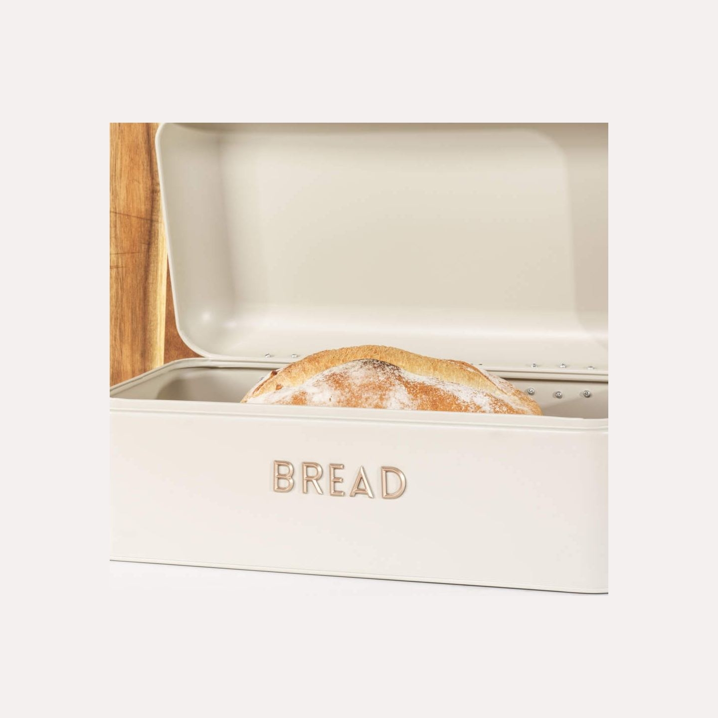 Salter BW13730OEU7 Pebble Bread Bin, Beige