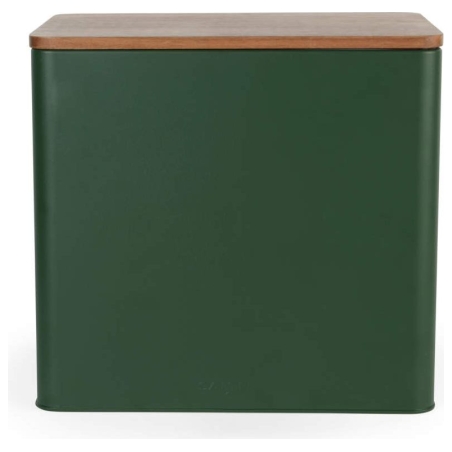 Salter BW12899G Toronto Bread Bin, Green/Wooden