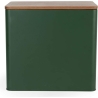 Salter BW12899G Toronto Bread Bin, Green/Wooden