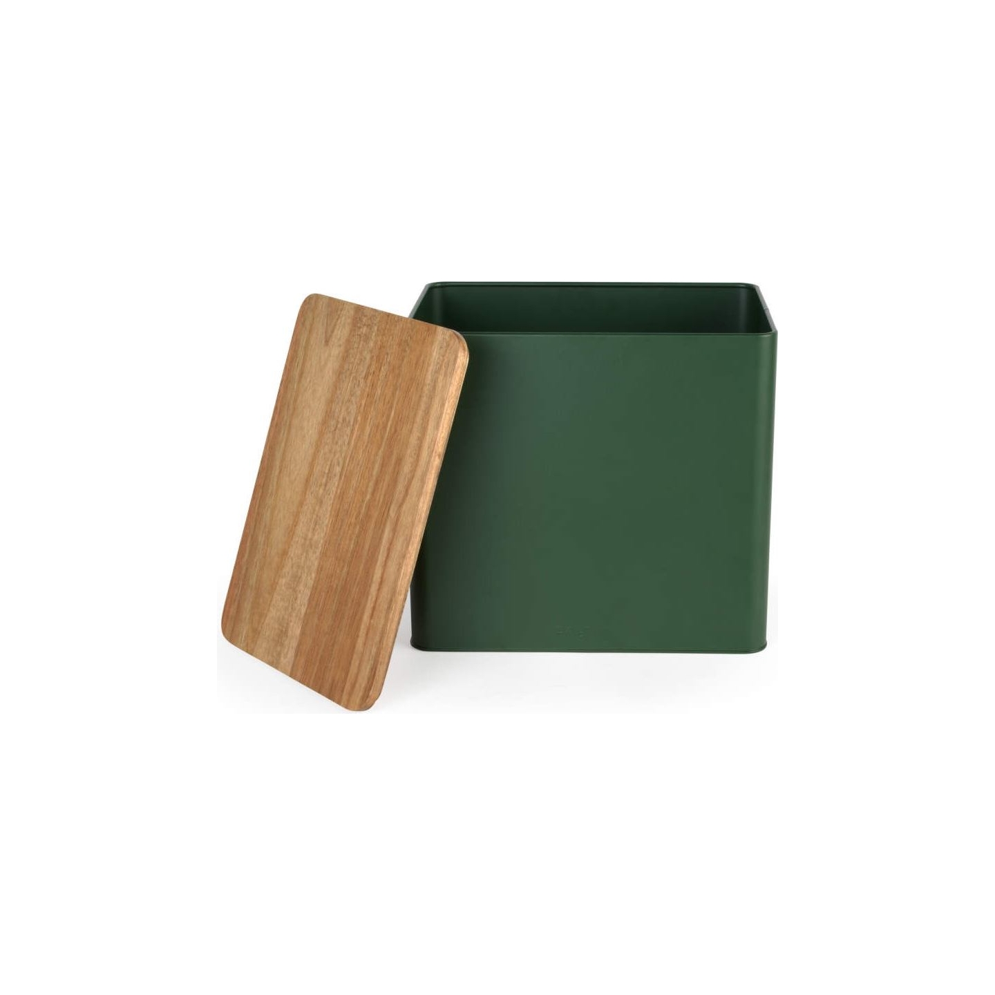 Salter BW12899G Toronto Bread Bin, Green/Wooden