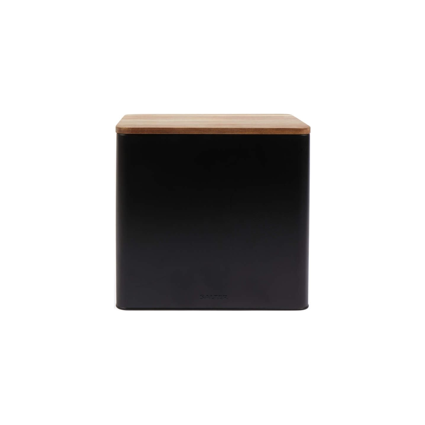 Salter BW128991 Toronto Bread Bin, Black/Wooden