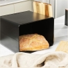 Salter BW128991 Toronto Bread Bin, Black/Wooden