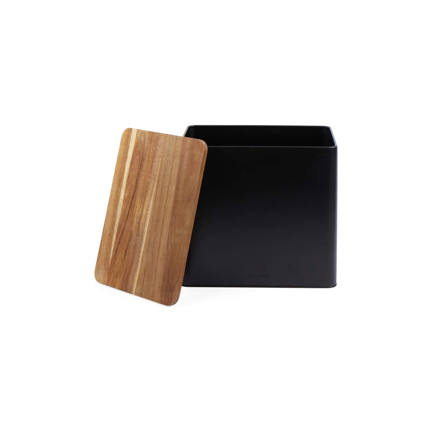 Salter BW128991 Toronto Bread Bin, Black/Wooden