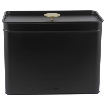 Salter BW14371 Alchemy Bread Bin, Black