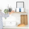 Salter BW14044EU7 Boston Bread Bin, Ice White