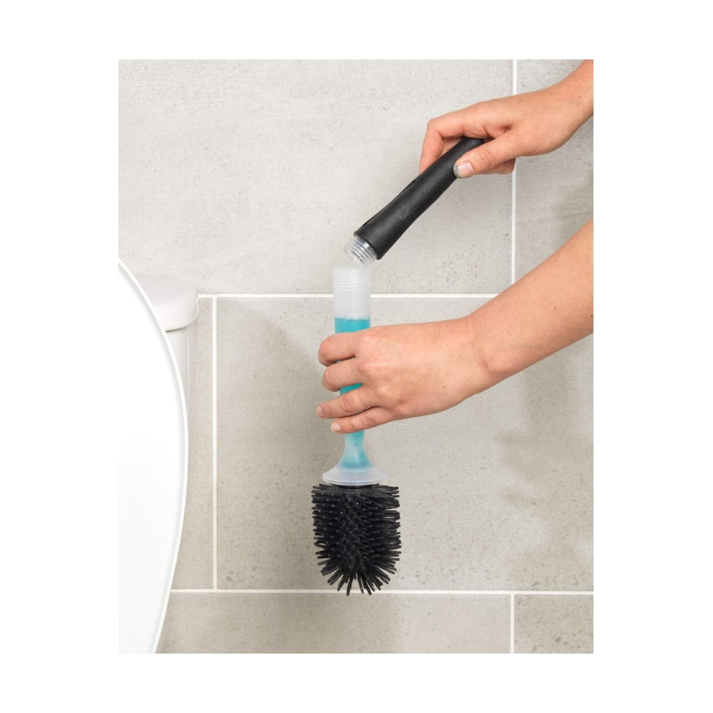 Beldray LA033996UFFEU7 Antibac Toilet Brush - Grey