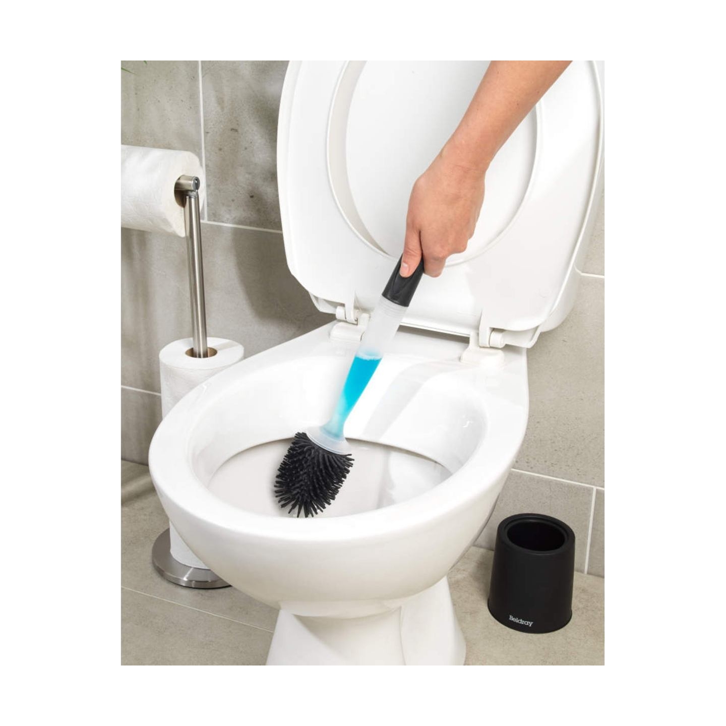 Beldray LA033996UFFEU7 Antibac Toilet Brush - Grey