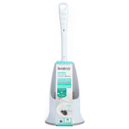 Beldray LA084538PUFFEU7X Ant-ibac Silicone Toilet Brush