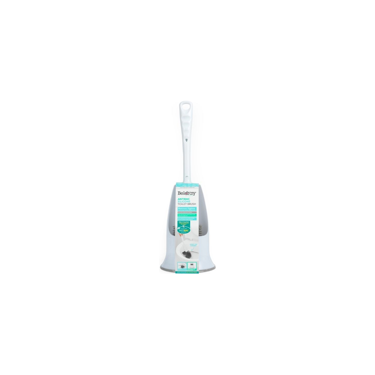 Beldray LA084538PUFFEU7X Ant-ibac Silicone Toilet Brush