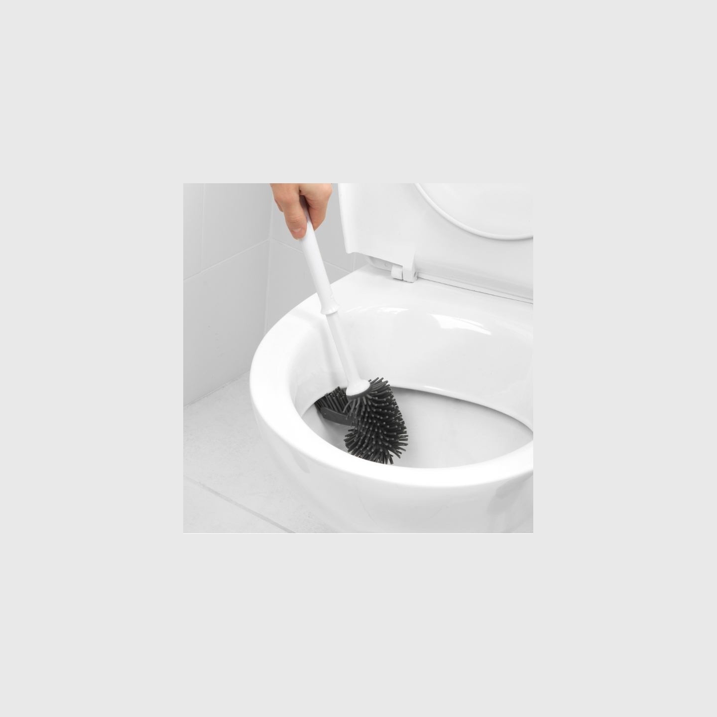 Beldray LA084538PUFFEU7X Ant-ibac Silicone Toilet Brush