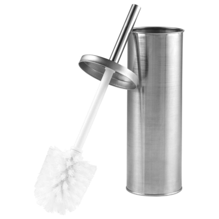 Beldray LA059451SS2FEU7 Toilet Brush & Holder, Stainless Steel