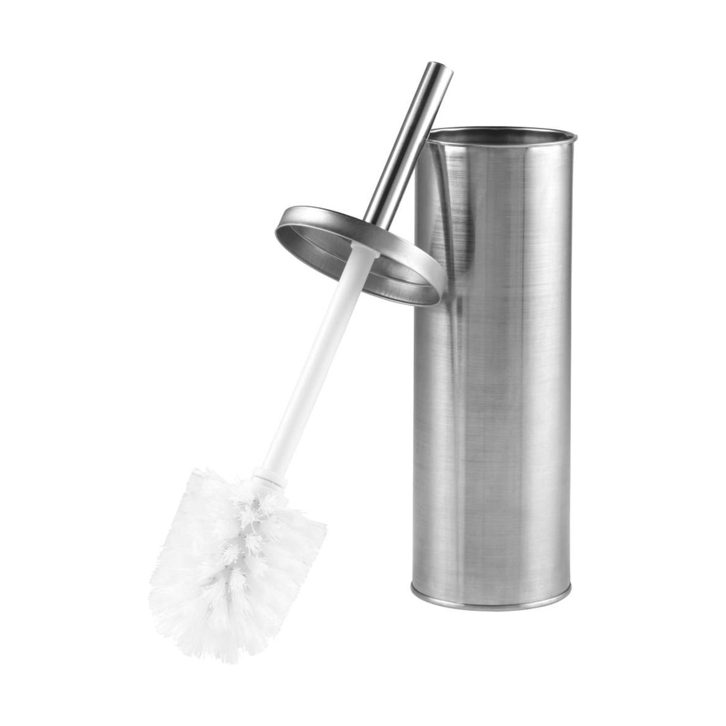 Beldray LA059451SS2FEU7 Toilet Brush & Holder, Stainless Steel