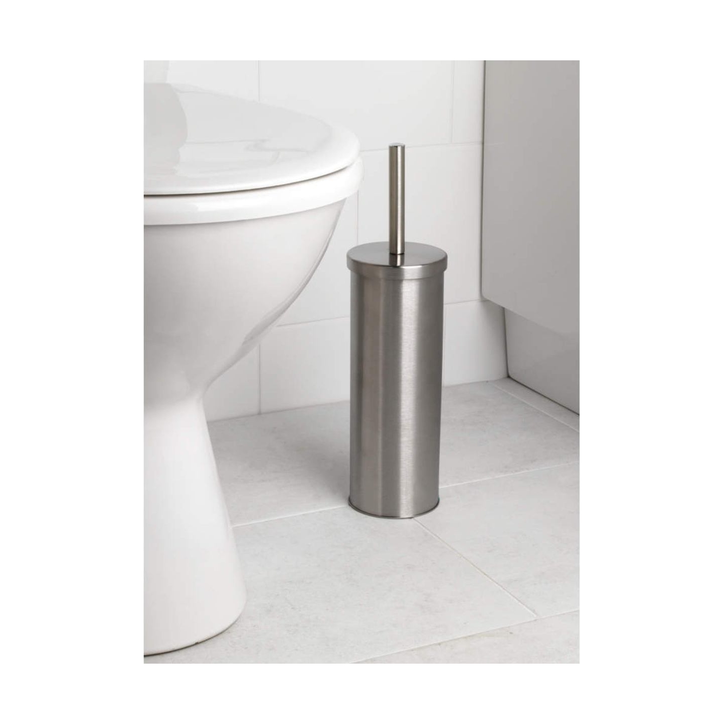 Beldray LA059451SS2FEU7 Toilet Brush & Holder, Stainless Steel