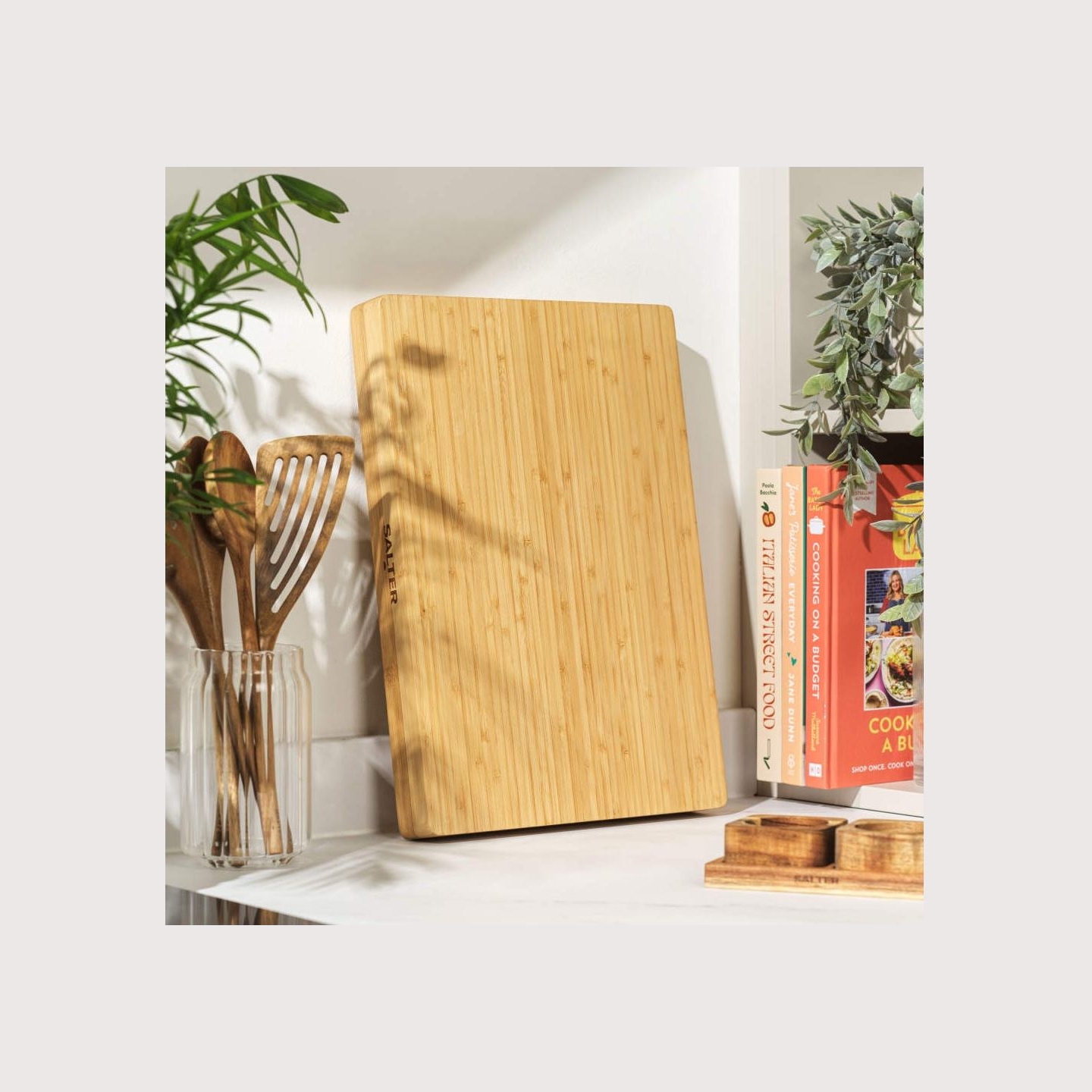 Salter BW13307RD Bamboo Chopping Board